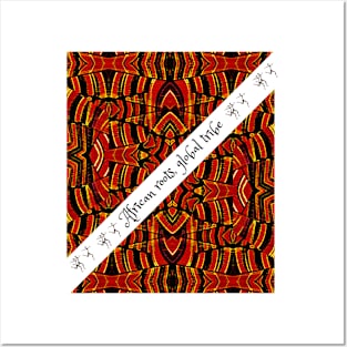 African roots, global tribe, African tribal Posters and Art